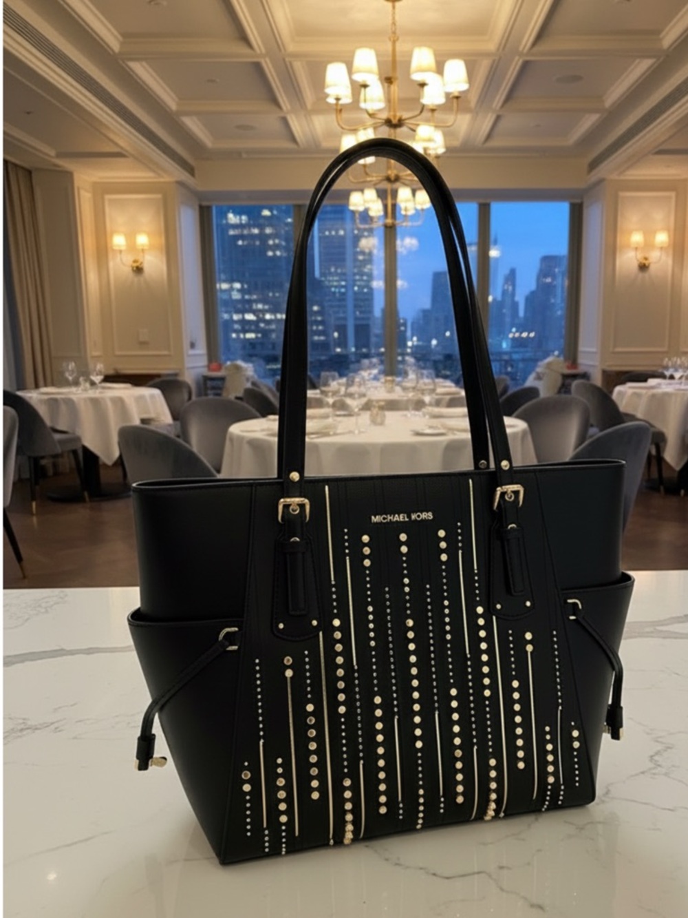 Michael Kors Voyager Medium Studded Tote